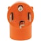 Ac Works Plug Adapter, L14-30R, 14-30P, L14-30P, 14-30P, 0 ft., Orange AD1430L1430 - alternate 5